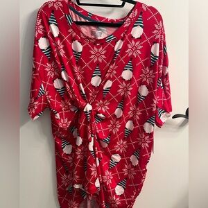 Gnome short sleeve dress with pockets